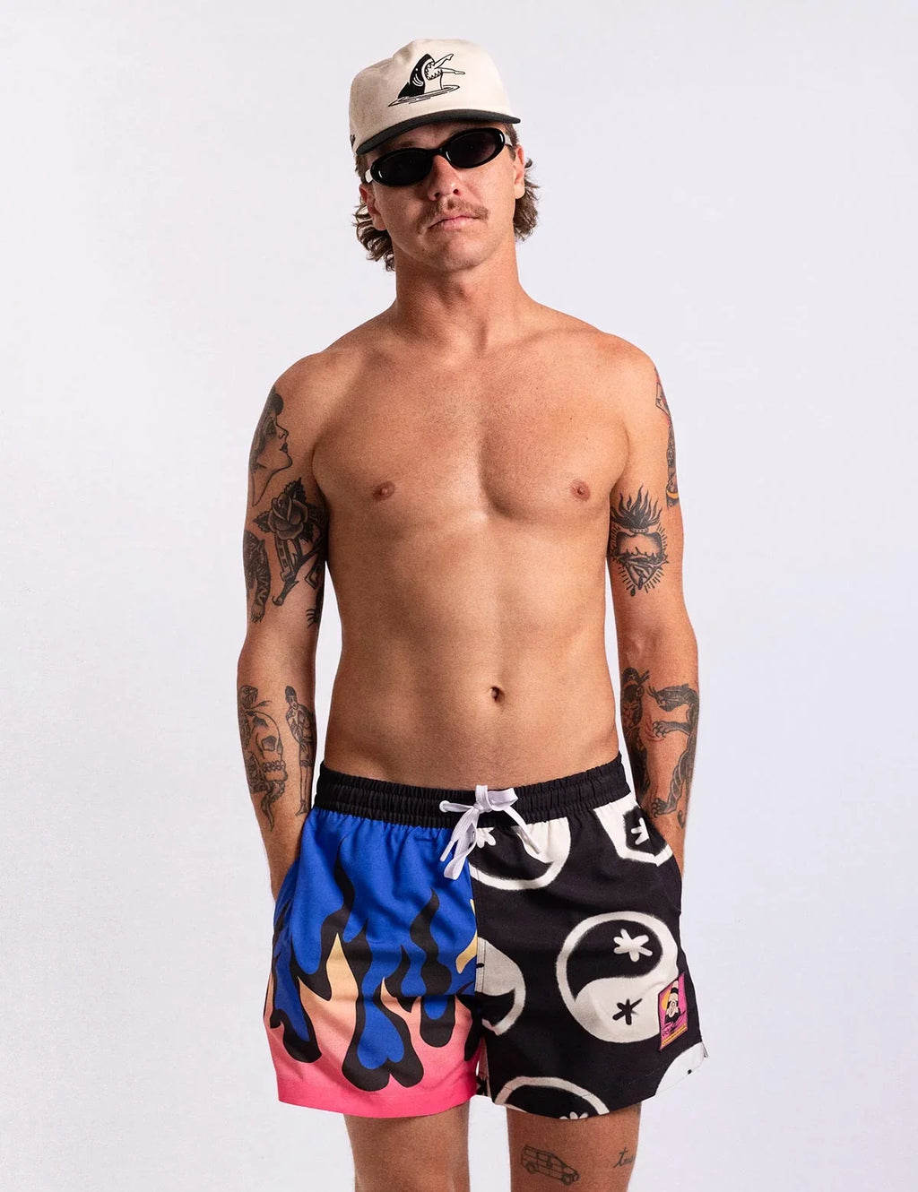 Flame Yang Split Swim Short